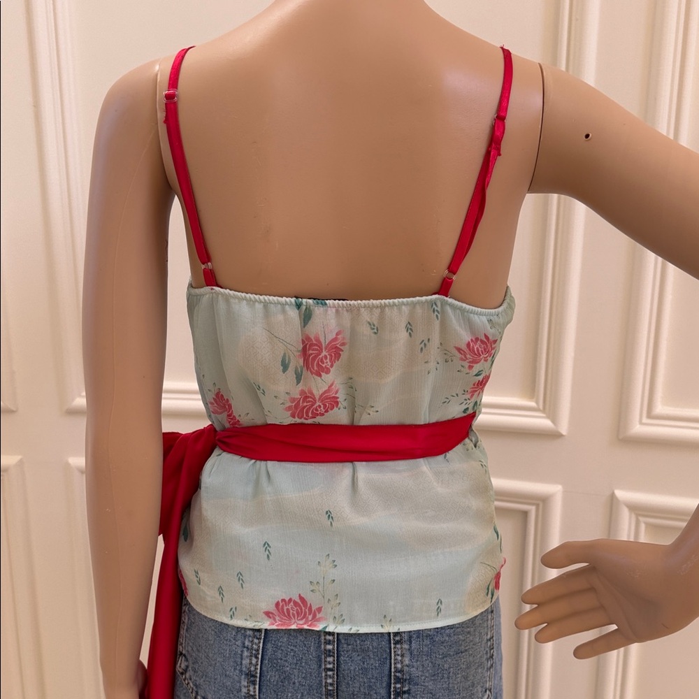 Silk Wrap Camisole top - Picture 3 of 7